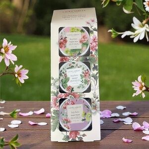 Laura Ashley Body Butter Gift Set 3ct Shea Butter  Rose Coconut Peony NEW NIP